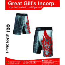 MMA short / boxing MMA short / MMA 4-way stretch mens crossfit shorts